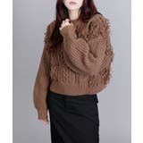 モヘアタッチループフリンジ使いニット | aimoha | 詳細画像17