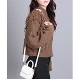 モヘアタッチループフリンジ使いニット | aimoha | 詳細画像21