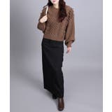 モヘアタッチループフリンジ使いニット | aimoha | 詳細画像24