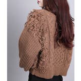 モヘアタッチループフリンジ使いニット | aimoha | 詳細画像28