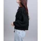 モヘアタッチループフリンジ使いニット | aimoha | 詳細画像34