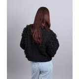 モヘアタッチループフリンジ使いニット | aimoha | 詳細画像35