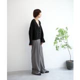 7GPBT重ねリブVネックカーディガン | aimoha | 詳細画像16