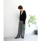 7GPBT重ねリブVネックカーディガン | aimoha | 詳細画像17