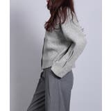 7GPBT重ねリブVネックカーディガン | aimoha | 詳細画像35