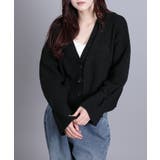 7GPBT重ねリブVネックカーディガン | aimoha | 詳細画像39