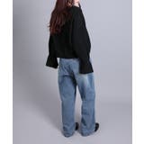 7GPBT重ねリブVネックカーディガン | aimoha | 詳細画像45