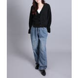 7GPBT重ねリブVネックカーディガン | aimoha | 詳細画像46