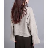 7GPBT重ねリブVネックカーディガン | aimoha | 詳細画像23