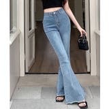 【Jasmine】バックリボンベルボトムデニムパンツ | aimoha | 詳細画像11