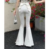 【Jasmine】バックリボンベルボトムデニムパンツ | aimoha | 詳細画像12
