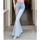 【Jasmine】バックリボンベルボトムデニムパンツ | aimoha | 詳細画像13