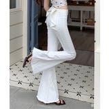 【Jasmine】バックリボンベルボトムデニムパンツ | aimoha | 詳細画像4