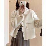 クラシックショートウールジャケット コート | aimoha | 詳細画像7