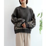 ニュアンス柄強起毛加工ニット | aimoha  | 詳細画像3 