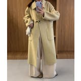 【BANICO】クラシックメタルバックル ウールコート | aimoha  | 詳細画像1 