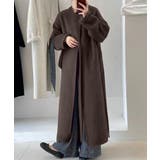 【BANICO】ノーカラーロングコート | aimoha | 詳細画像2