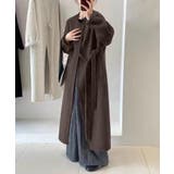 【BANICO】ノーカラーロングコート | aimoha | 詳細画像3