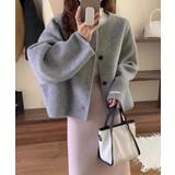 ソフトシャギーショートウールジャケット コート | aimoha | 詳細画像8