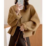 ソフトシャギーショートウールジャケット コート | aimoha | 詳細画像3