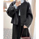 ソフトシャギーショートウールジャケット コート | aimoha | 詳細画像5