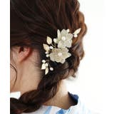 ゴールド | 花モチーフ パールミニかんざし3本セット 浴衣/着物用髪飾り | aimoha