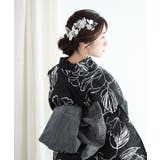 透かし花×パール揺れ髪飾り 浴衣/着物用 | aimoha | 詳細画像1