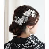 透かし花×パール揺れ髪飾り 浴衣/着物用 | aimoha | 詳細画像3