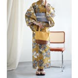 イエロー | 籠型ドット模様巾着 浴衣用ハンドバッグ | aimoha