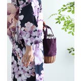 籠型ドット模様巾着 浴衣用ハンドバッグ | aimoha | 詳細画像7