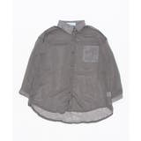 【Jasmine】シアーシャツ シアー素材涼しげシースルー長袖シャツ 韓国ファッ… | aimoha  | 詳細画像4 