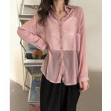 【Jasmine】シアーシャツ シアー素材涼しげシースルー長袖シャツ 韓国ファッ… | aimoha  | 詳細画像6 