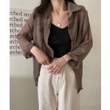 【Jasmine】シアーシャツ シアー素材涼しげシースルー長袖シャツ 韓国ファッ… | aimoha  | 詳細画像8 