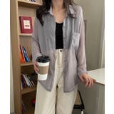 【Jasmine】シアーシャツ シアー素材涼しげシースルー長袖シャツ 韓国ファッ… | aimoha  | 詳細画像10 