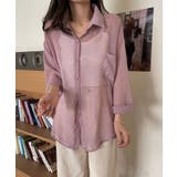 【Jasmine】シアーシャツ シアー素材涼しげシースルー長袖シャツ 韓国ファッ… | aimoha  | 詳細画像11 