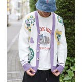 レトロ調 サガラ刺繍ハート柄Vネックカーディガン【AW】 | HOOK | 詳細画像12