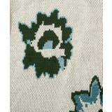 絵画調フラワージャカード編みニット風スウェット サガラ刺繍入り ニット | HOOK | 詳細画像7 