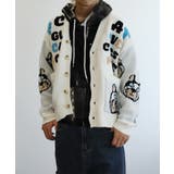 サガラ刺繍猫柄Vネックカーディガン 韓国ファッション ユニセックス【AW】 | HOOK | 詳細画像12
