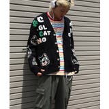 サガラ刺繍猫柄Vネックカーディガン 韓国ファッション ユニセックス【AW】 | HOOK | 詳細画像17