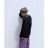 古着風フリンジ刺繍編み上げポロ襟スウェット ユニセックス 韓国ファッション | HOOK | 詳細画像10