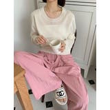 透け感ニットトップス バックオープン | aimoha  | 詳細画像5 