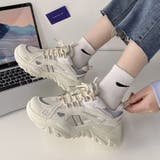 OUTLET ユニセックス厚底ダッドスニーカー テック | aimoha | 詳細画像1