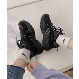ブラック | OUTLET ユニセックス厚底ダッドスニーカー テック | aimoha
