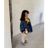 韓国子供服 バンダナ模様中綿ボアジャケット キッズ | aimoha kids | 詳細画像2