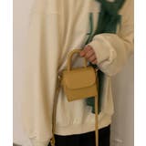 イエロー | 韓国風フェイクレザー ミニショルダーバッグ レディース | aimoha