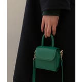 グリーン | 韓国風フェイクレザー ミニショルダーバッグ レディース | aimoha