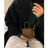 韓国風フェイクレザー ミニショルダーバッグ レディース | aimoha | 詳細画像3