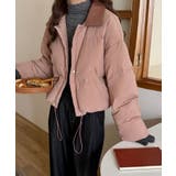 異素材カラーショートダウン | aimoha | 詳細画像1