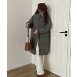 ニット衿ロングダウンコート | aimoha | 詳細画像10