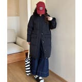 ニット衿ロングダウンコート | aimoha | 詳細画像11